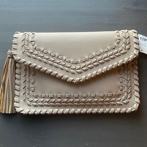 Francesca’s Envelope Clutch, brand new